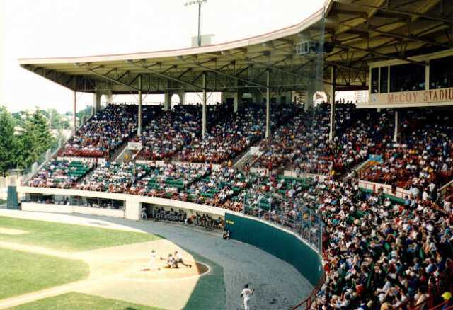 McCoy Stadium, in Pawtucket, R.I. (minorleagueballparks.com)