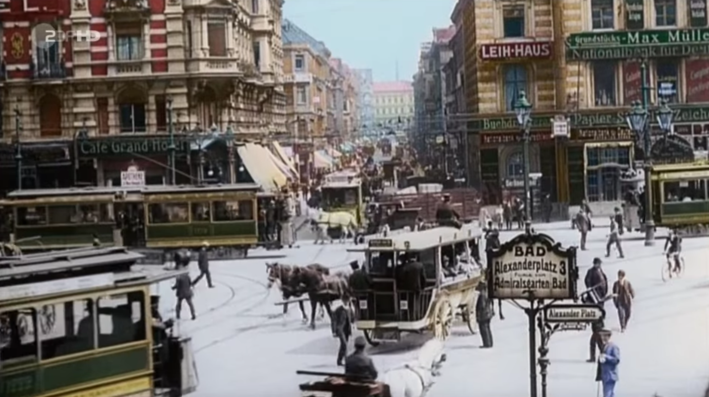 Color film of Berlin in 1900 | Architecture Here and There