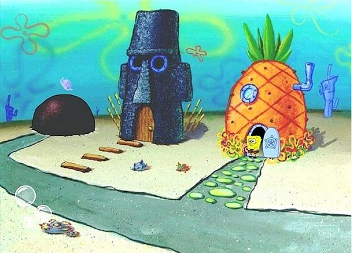 spongebob house real life